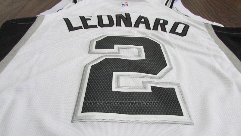 Maglia Bambino San Antonio Spurs Kawhi Leonard #2 2017-18 Bianco